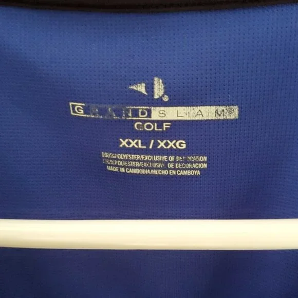 Grand Slam Blue Golf Polo Shirt Size XXL - Picture 2 of 5